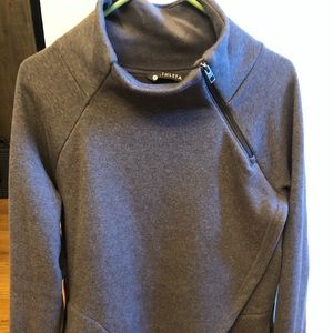 Athleta cozy asym pullover